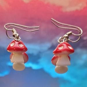 Mushroom earings